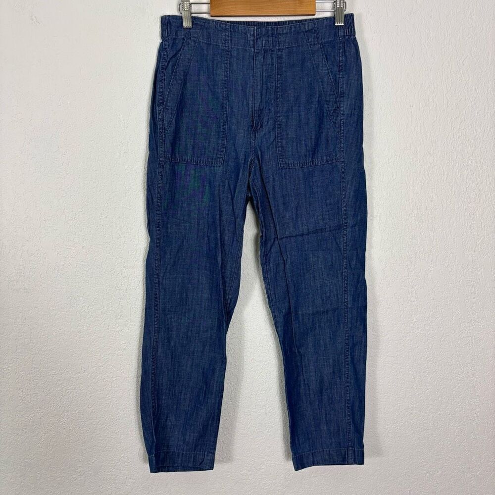 J. Crew Denim Straight‎ Leg Dress Pants Size 4